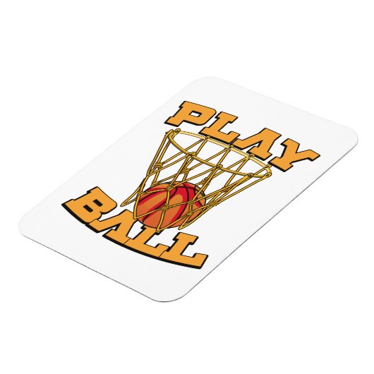 Spiel Ball Basketball. Magnet (Linke Seite)