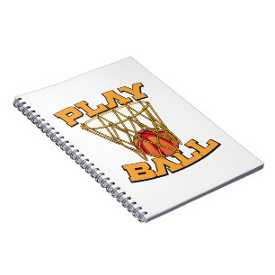 Spiel Ball Basketball. Notizblock