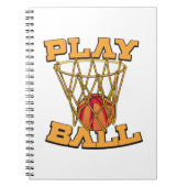 Spiel Ball Basketball. Notizblock (Vorderseite)