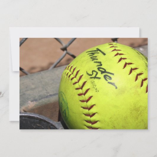 Spiel Ball! Einladung (Vorderseite)