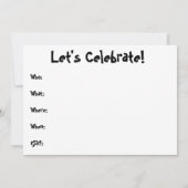 Spiel Ball! Einladung (Rückseite)