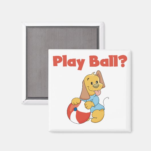 Spiel-Ball-T-Shirts und Geschenke Magnet (Vorderseite/Rückseite)