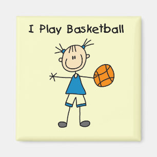 Spiel-Basketball-T-Shirts und Geschenke des Magnet