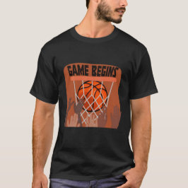 Spiel beginnt Basketball T - Shirt