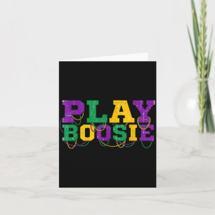 Spiel Boosie Perlen Mardi Gras Louisiana New Orlea Karte