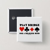 Spiel-Brücke für einen schärferen Verstand Button (Vorne & Hinten)