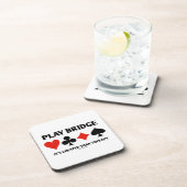 Spiel-Brücke ist es billiger als Therapie Getränkeuntersetzer (Rechte Seite)