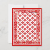 Spiel Card King Foto Geburtstagsparty Einladung (Rückseite)