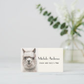 Spiel-Datums-Mama-Karte kardiert niedliches Visitenkarte (Stehend Vorderseite)