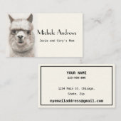 Spiel-Datums-Mama-Karte kardiert niedliches Visitenkarte (Vorne/Hinten)