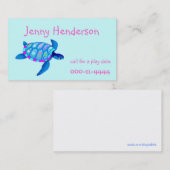 Spiel-Datums-Telefonkarte des Kindes Telefonnummerkarte (Vorne/Hinten)