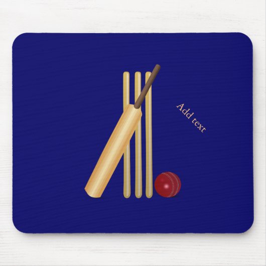 Spiel der Cricket-Vorlage Mousepad (Vorne)
