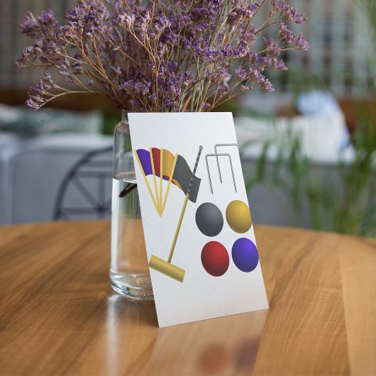 Spiel der Kroketten-Einladungen Einladung