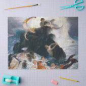 Spiel der Nereiden, 1886 von Arnold Bocklin Seidenpapier (Basteln)