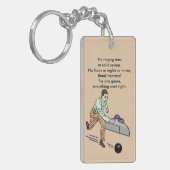 Spiel der Werfer-300, völlig kundengerechter Text Schlüsselanhänger (Vorderseite links)