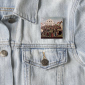Spiel des Fußballs bei Sant'Alvise, Venedig Button (Beispiel)