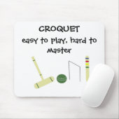 Spiel des Krokets Mousepad (Mit Mouse)