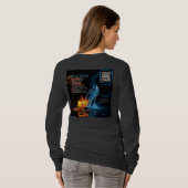 Spiel des langen Ärmelns-T - Shirt (Schwarz voll)