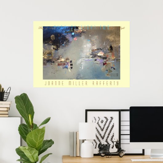 Spiel des Lichtes zwei Poster (Heimbüro)