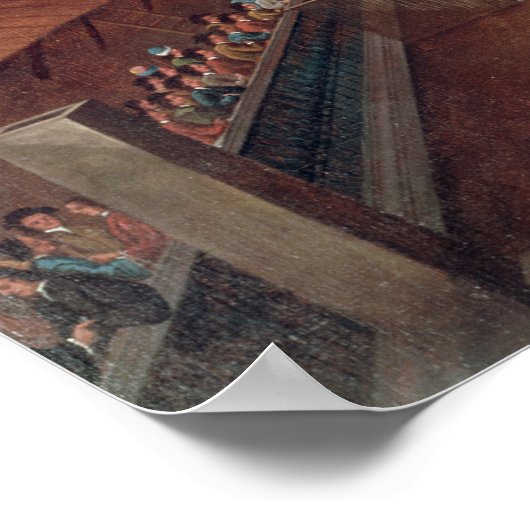 Spiel des Racquets Poster (Ecke)