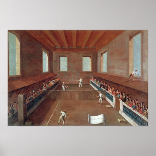 Spiel des Racquets Poster