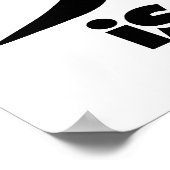 Spiel des Squash iSquash-Logos Poster (Ecke)