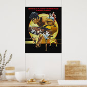 Spiel des Todes 1978 Film Berühmt KungFu Jet Kune  Poster (Küche)