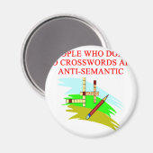 Spiel-Design und Kreuzworträtsel Magnet (Vorderseite/Rückseite)