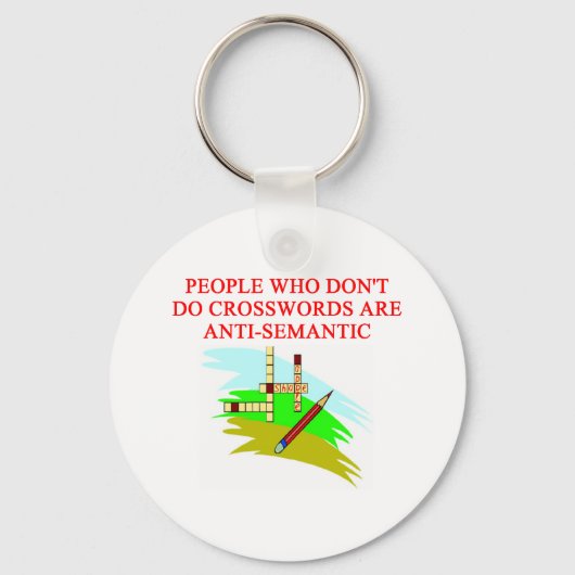 Spiel-Design und Kreuzworträtsel Schlüsselanhänger (Vorderseite)