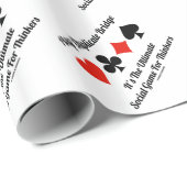 Spiel-doppelte Brücke ist es entscheidendes Geschenkpapier (Rolleneckpunkt)