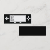 Spiel - dünn mini visitenkarte (Vorne/Hinten)