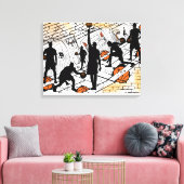 Spiel Ein Leinwanddruck (Insitu (Wohnzimmer))