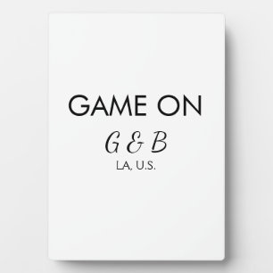 Spiel ein paar Namen Hochzeitsfeier Ort Stadt g Fotoplatte