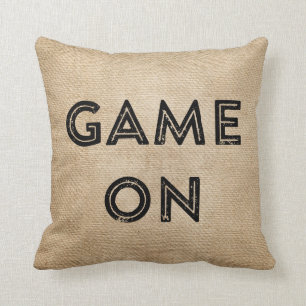 Spiel Ein Spiel Aus Jute Gamer Kissen