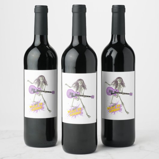 Spiel es laut! weinetikett (Flaschen)