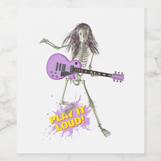 Spiel es laut! weinetikett (Einzelnes Label)