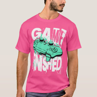 Spiel Fertig Lustiges Video Gaming vintage T-Shirt