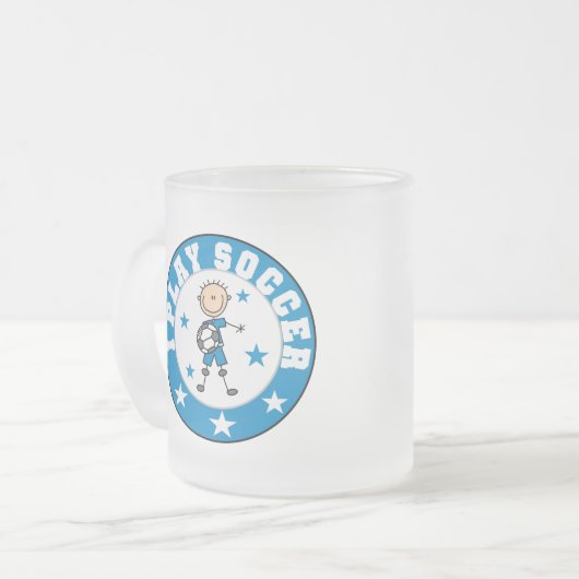 Spiel-Fußball-T-Shirts und Geschenke des Jungen-I Mattglastasse (Vorderseite Links)