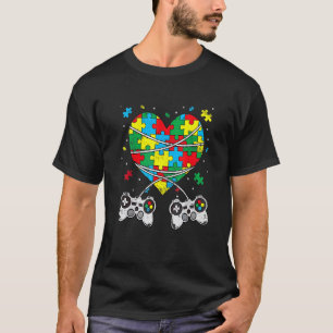 Spiel Gamer Controller Autismus-Bewusstseinsmonat  T-Shirt