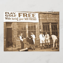 Spiel-Golf frei (beim Lassen Ihres Anzugs drücken) Einladung