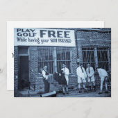 Spiel-Golf frei (beim Lassen Ihres Anzugs drücken) Einladung (Vorne/Hinten)