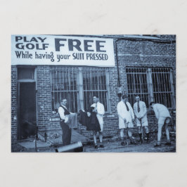Spiel-Golf frei (beim Lassen Ihres Anzugs drücken) Einladung