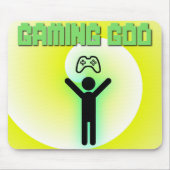 Spiel-Gott Mousepad (Vorne)
