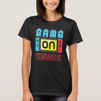 Spiel im Kindergarten Gaming Gamer zurück zur Schu T-Shirt