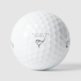 'Spiel im Moment' Achtsamkeits-Geschenk für Ruhe u Golfball