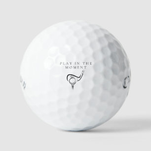 'Spiel im Moment' Achtsamkeits-Geschenk für Ruhe u Golfball