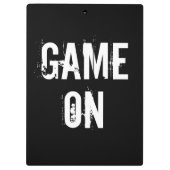 Spiel in der Zwischenablage Klemmbrett (Rückseite)