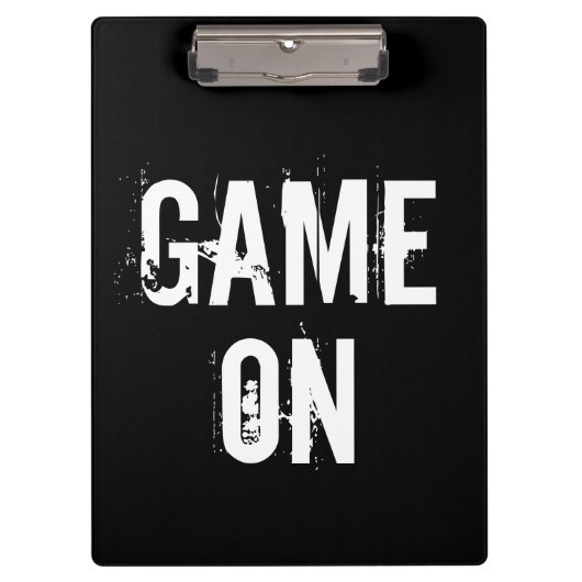 Spiel in der Zwischenablage Klemmbrett (Vorderseite)