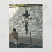 Spiel in Montmartre Postkarte (Vorderseite)