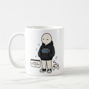 Spiel ist meine Kultur Lustiges Gamer Meme Kaffeetasse